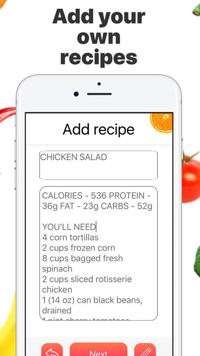Fitness recipes - healthy food screenshot 4