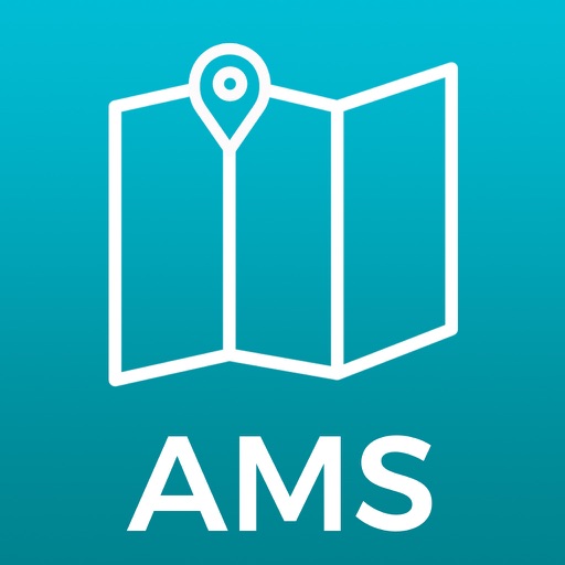 Amsterdam city maps icon