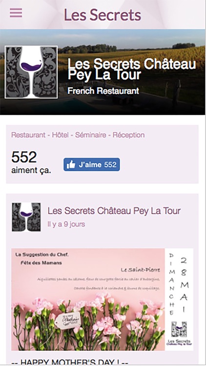 Restaurant Les Secrets