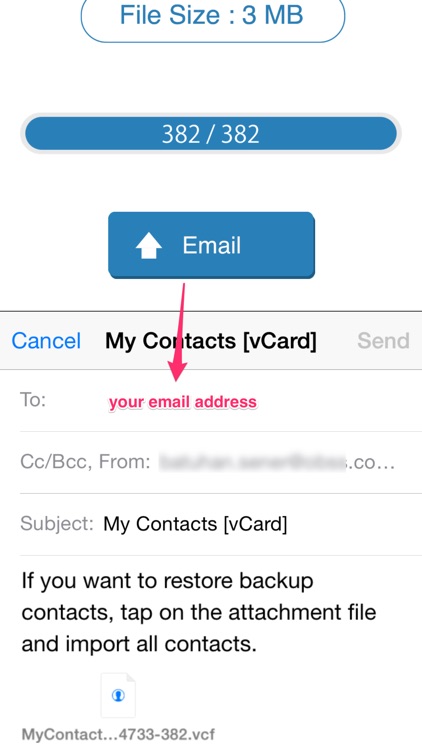 My Contacts Backup
