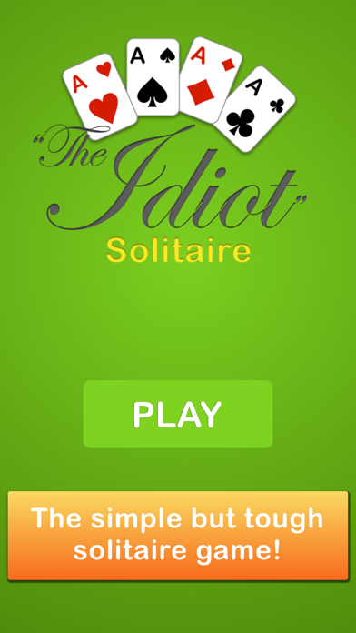 The Idiot – Solitaire app screenshot