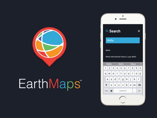 Screenshot #5 pour Earth Maps: GPS, Directions, Lieux, Lat & Lon