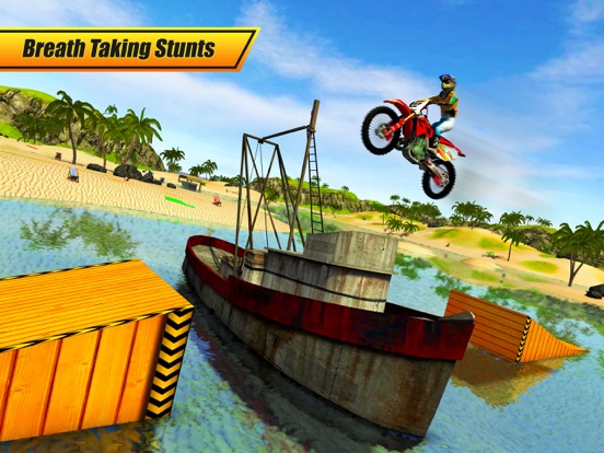 Beach Water Surfer Bike Racing - Motorbike Riding iPad screenshot 5 - Games app