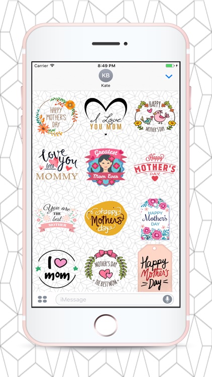 Mothers Day Stickers for Messaging