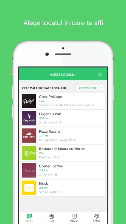 Limon - Comenzi în localuri