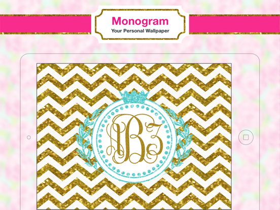 Screenshot #1 for Monogram Wallpapers Background