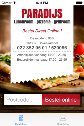 Paradijs Pizzeria & Grillroom screenshot 2