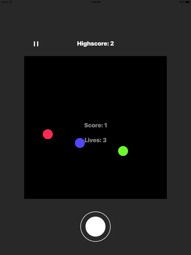 Blue Orb, game for IOS