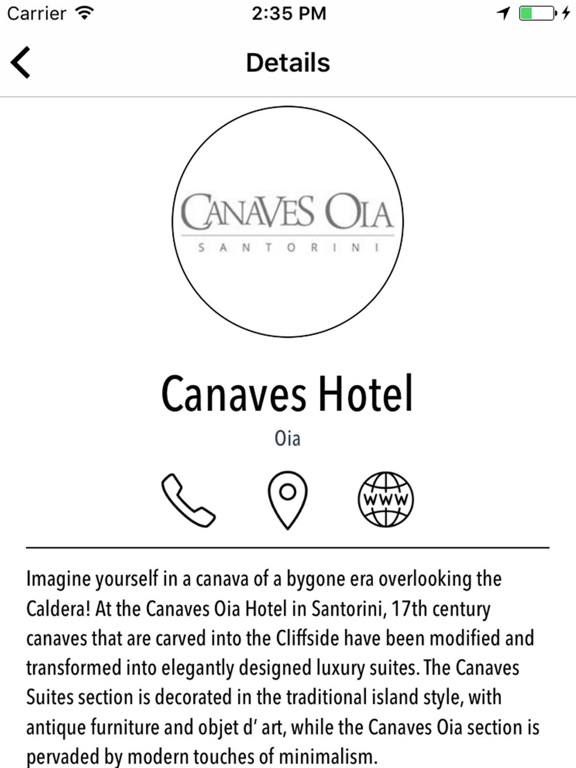 Screenshot #6 pour Santorini Luxury Travel Guide