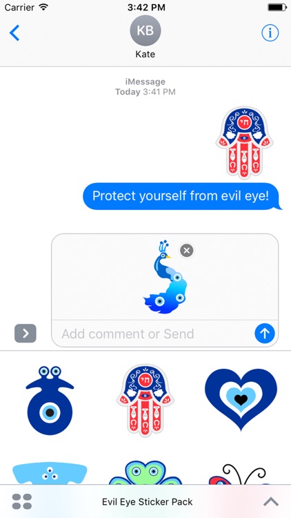 Evil Eye Stickers, Nazar Protection, Set 1 screenshot-3