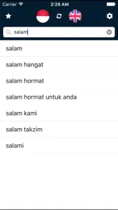 Indonesian English Dictionary screenshot #2 for iPhone