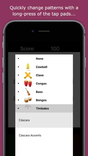 Capture d'écran de Clave Master - The Ultimate Salsa Clave Trainer! sur iPhone 4