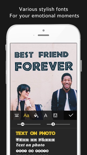 Text On Photo – fonts and stickers over pictures(圖2)-速報App