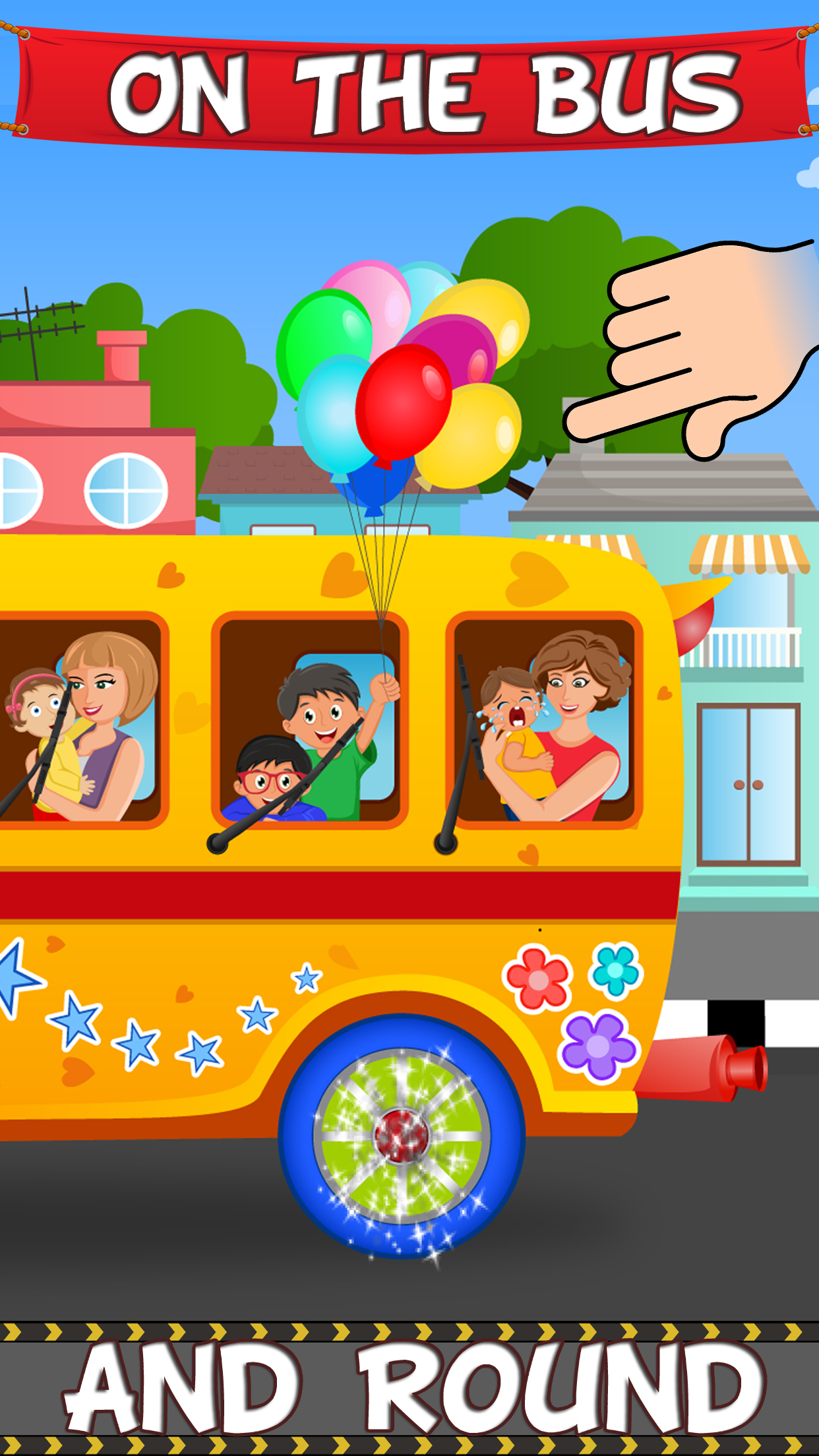 The Wheels On The Bus - Sing Along Nursery Rhyme screenshot 2