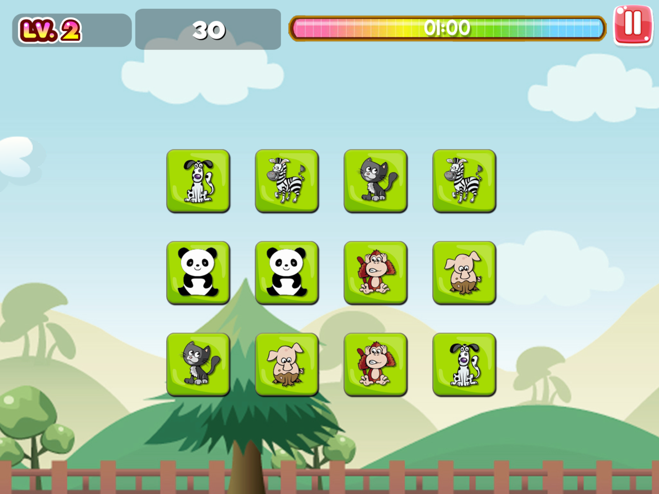 Memory Animal Kids screenshot 9