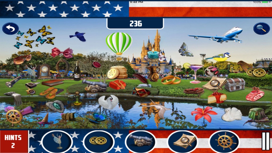 #5. Hidden Objects:USA Adventure (iOS) 由: atul patel