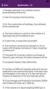 Civil Engineering Complete Quiz screenshot #5 for iPhone