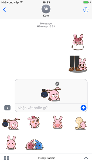 Funny Rabbit - Animated Stickers And Emoticons(圖1)-速報App