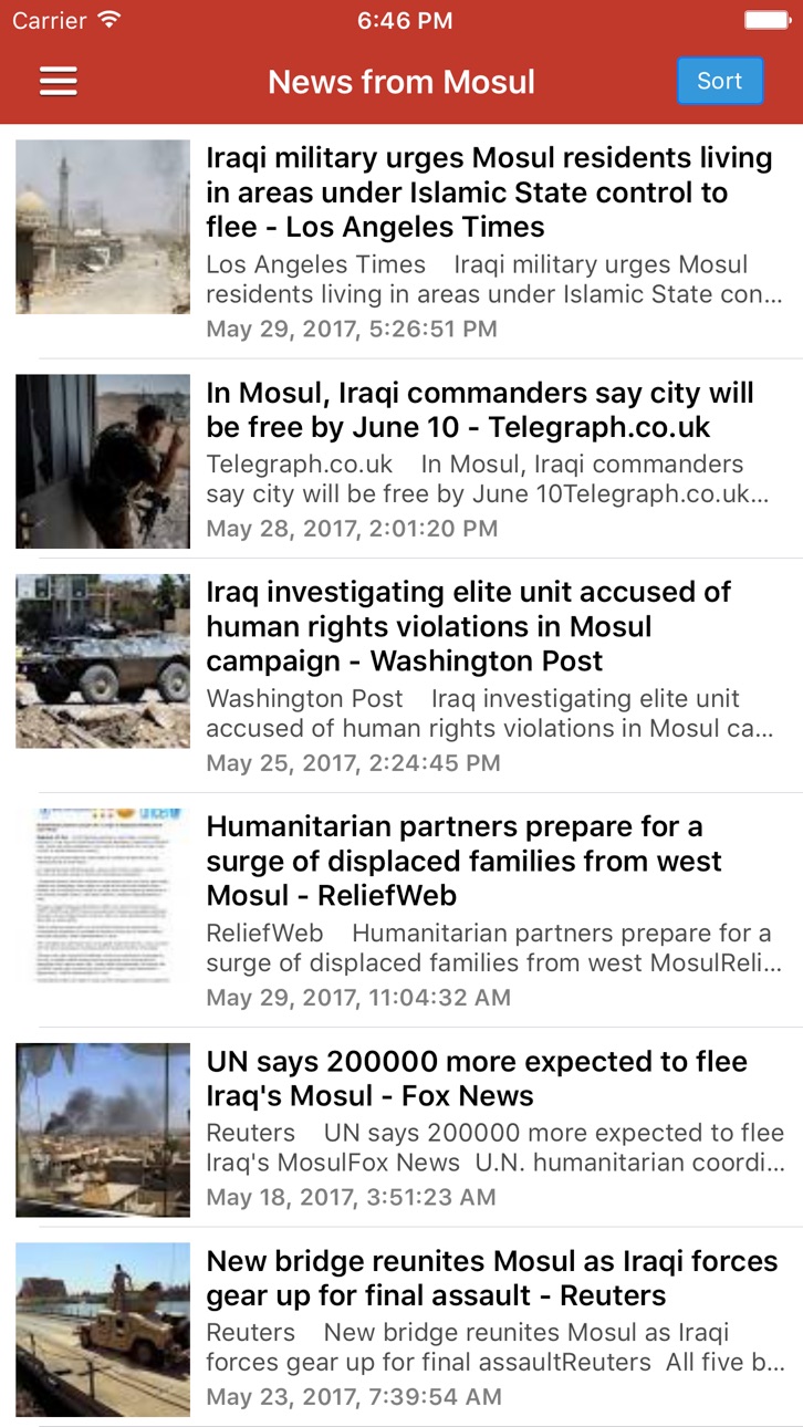 iPhone screenshot