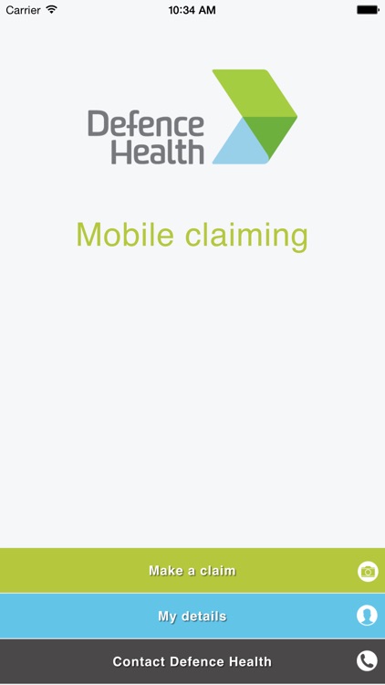 Defence Health Mobile Claiming