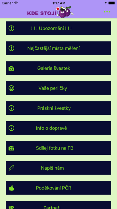 Kde stojí švestky Screenshot