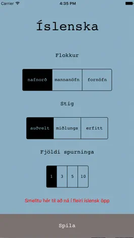 Game screenshot Íslenska mod apk
