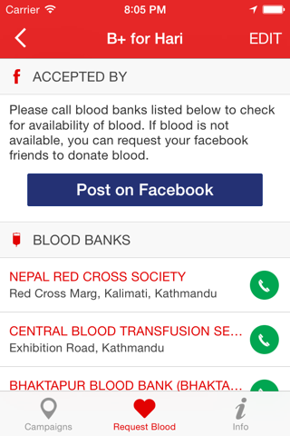 Blood Donor+ screenshot 4