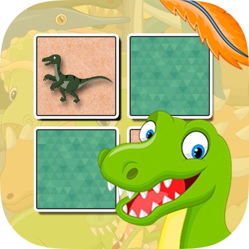 Dinosaurus Find the Pairs Learning & memo Game icon