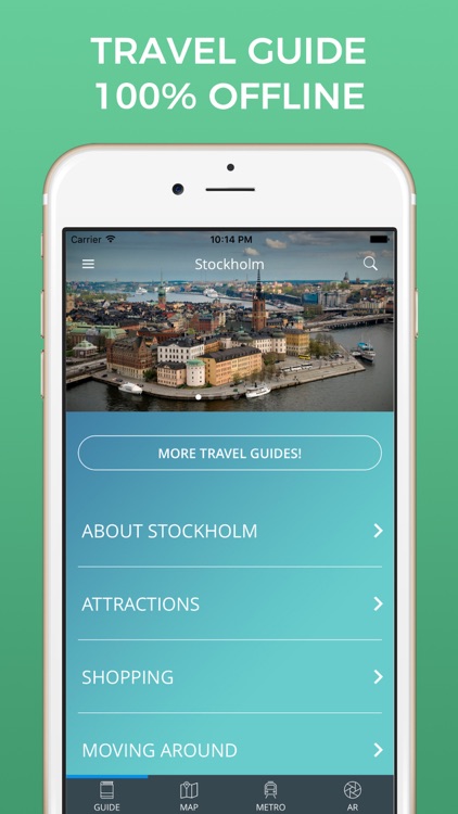 Stockholm Travel Guide with Offline Street Map