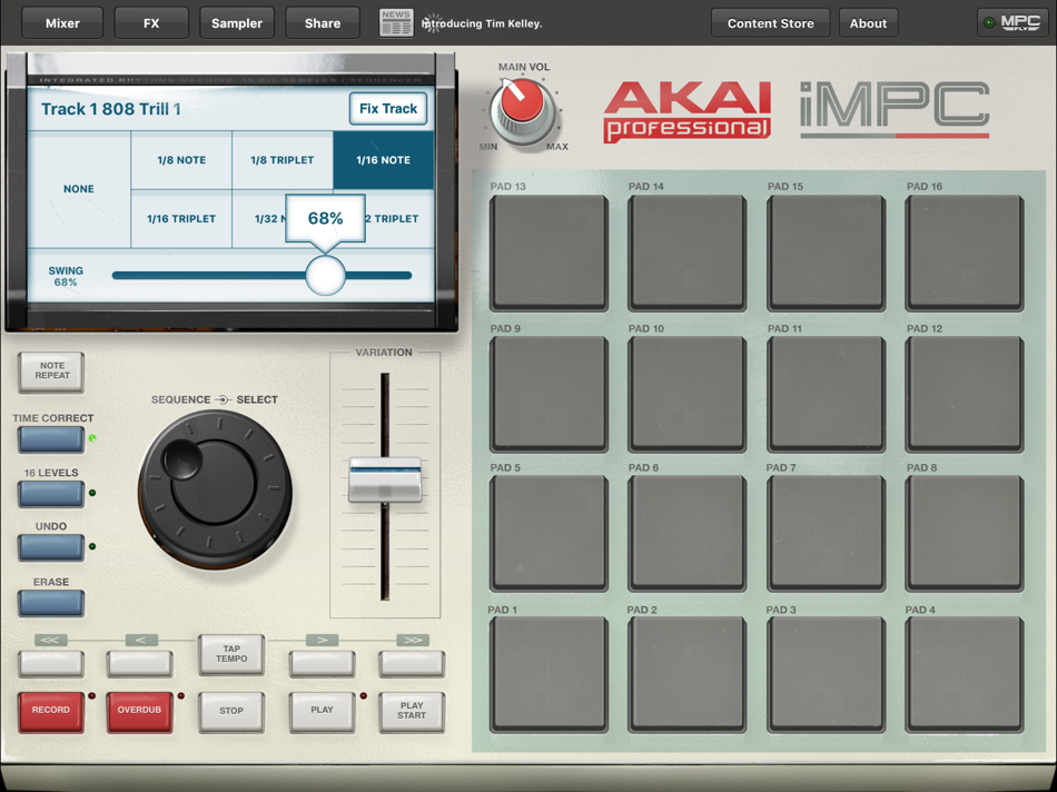 #5. iMPC (iOS) Ved: Akai Professional