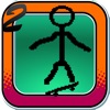 バッタースケートボードエクストリームゲーム2 - キッドとティーンのための小さなポケット搭乗ゲーム