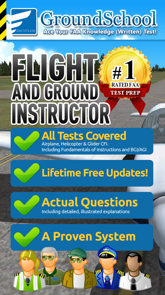 #1. FAA CFI Flight Instructor Prep (iOS) By: Dauntless Software