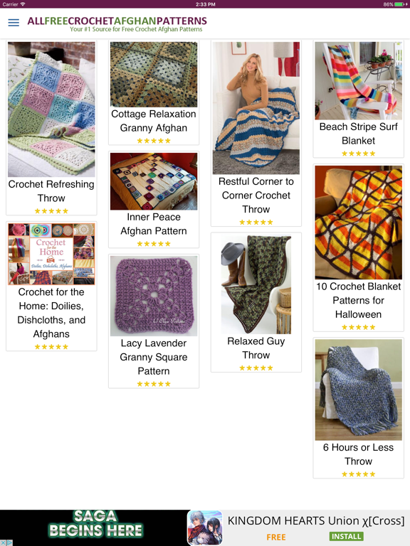 Screenshot #4 pour AllFreeCrochetAfghanPatterns