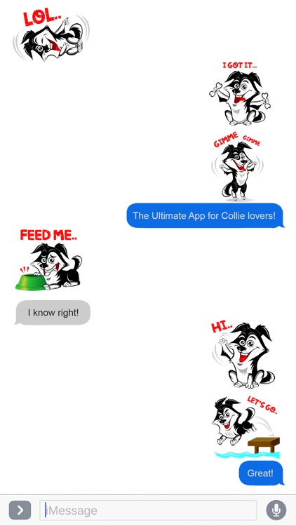 CollieMoji - Border Collie Stickers and Emojis