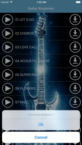 Game screenshot Гитарные рингтоны - Наибольшие мелодии и звуки hack