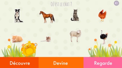 Screenshot #1 pour Premiers mots: Les animaux