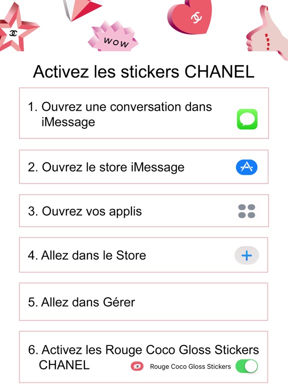 Screenshot #4 pour ROUGE COCO GLOSS Sticker