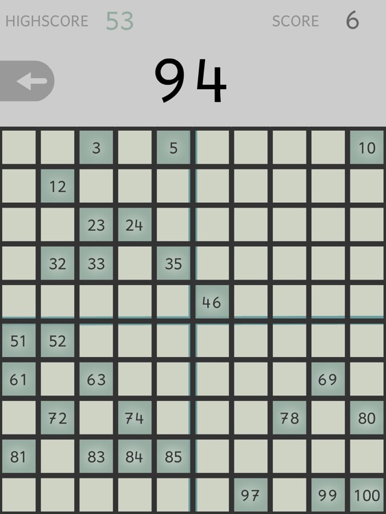 Find the number in the Hundred Frame