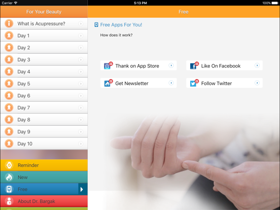 Beauty Massage - Best Skin Acupressure Points! iPad screenshot