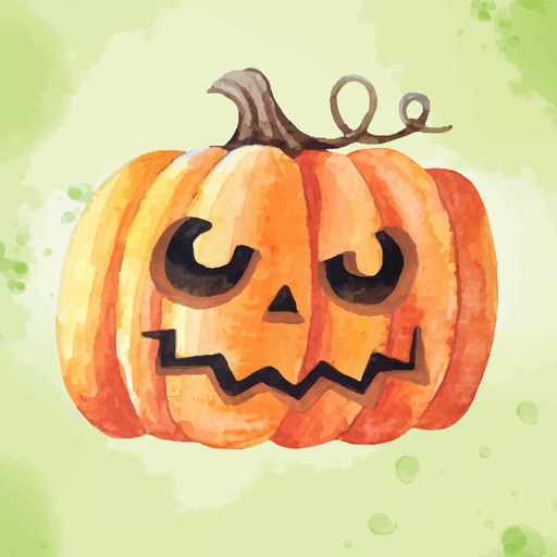 Watercolor Halloween Stickers icon