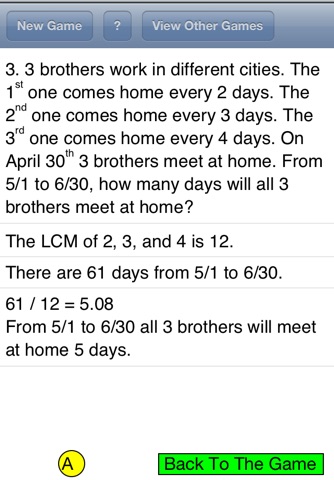 TroveMath 6 Number Operation Practice screenshot 2