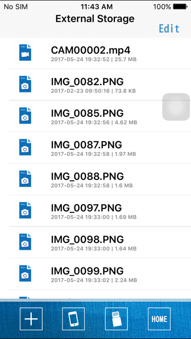 Screenshot #2 pour Pocket Space - Backup easier