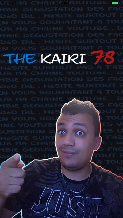 The Kairi78 Officiel iPhone screenshot 1 - Entertainment app