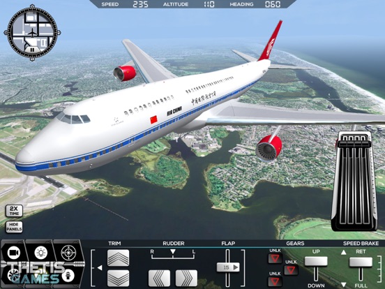 Screenshot #4 pour Flight Simulator FlyWings 2014 HD