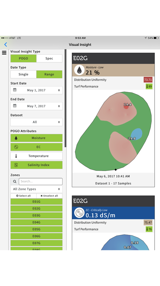#5. POGO Turf Pro (iOS) 由: Stevens Water Monitoring Systems, Inc.