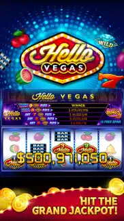 hello vegas slots – mega wins iphone screenshot 1