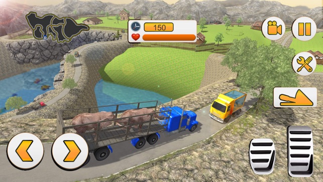 動物園動物運輸車 - 卡車駕駛模擬器(圖3)-速報App