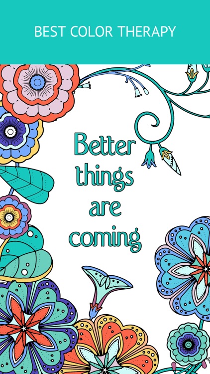 Coloring Book - Inspiration Color Therapy Pages screenshot-3