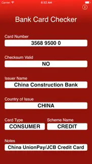 bank card checker iphone screenshot 3