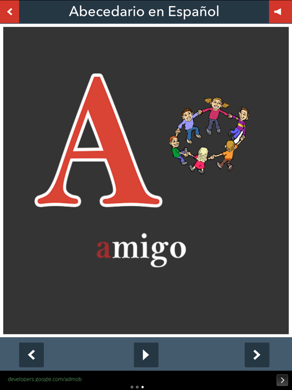 Screenshot #6 pour Alfabeto español - Aprender el abecedario